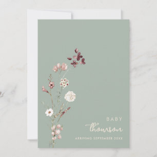 Ankündigung einer modernen Minimalistischen Blumen