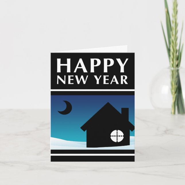 Ankündigung einer neuen Adresse für glückliches ne (Vorderseite)