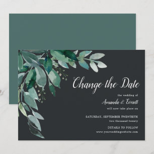 Ankündigung einer unzähligen Foliage Wedding Postp