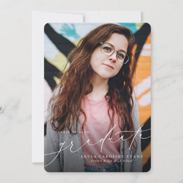 Ankündigung eines Abschlusses (Vorderseite)