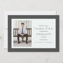 Ankündigung eines anerkannten Absolventen