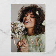 Ankündigung eines eleganten GRAD-Abschlusses