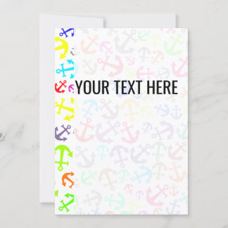 Ankündigung eines farbenfrohen Musters