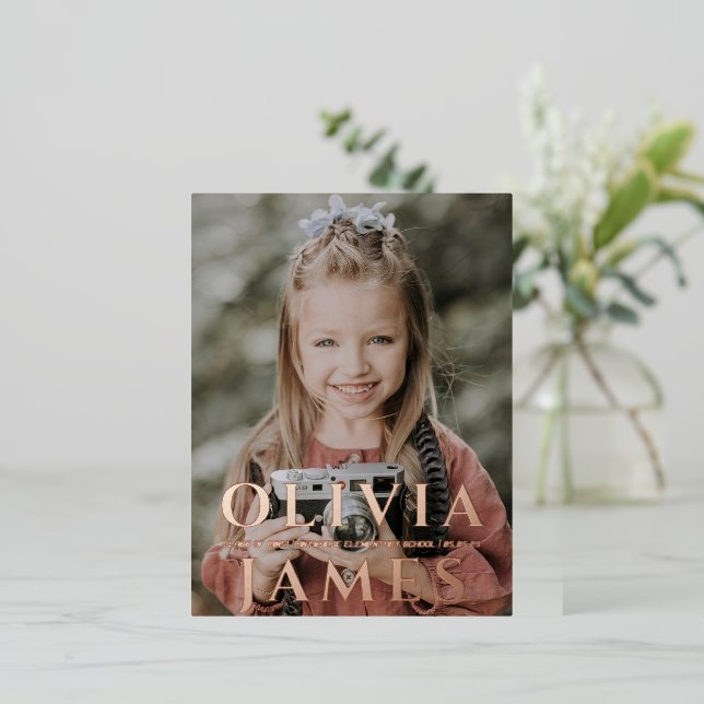 Ankündigung eines Fotos im Kindergarten (Stehend vorne)