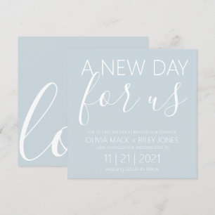 Ankündigung eines neuen Hochzeitstages