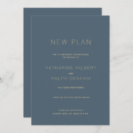 Ankündigung eines neuen Navy Blue Wedding-Plans