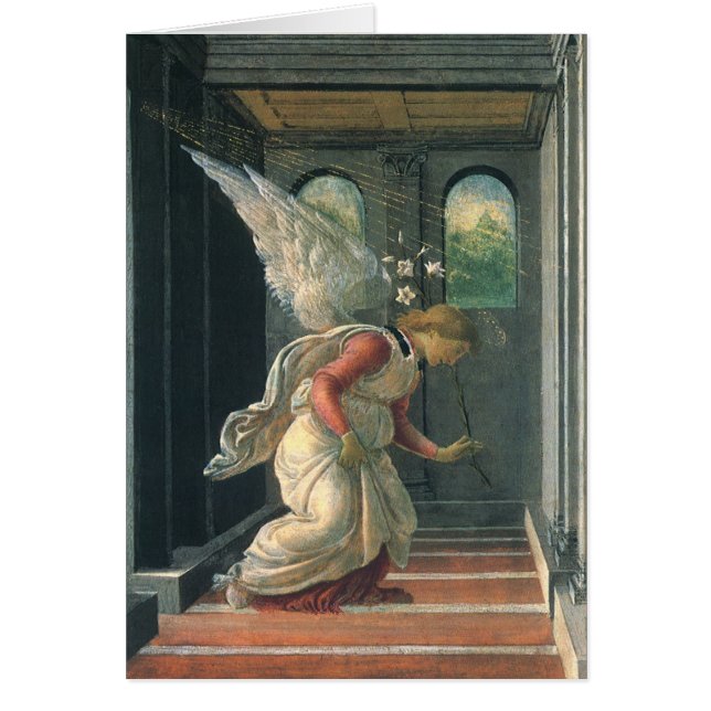 Ankündigung (Engeldetails) von Sandro Botticelli (Vorne)