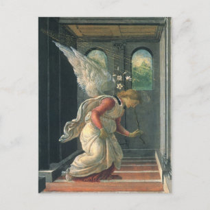 Ankündigung (Engeldetails) von Sandro Botticelli Postkarte