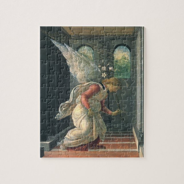 Ankündigung (Engeldetails) von Sandro Botticelli Puzzle (Vertikal)