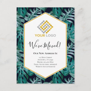 Ankündigung für den Geschäftsverkehr Postkarte