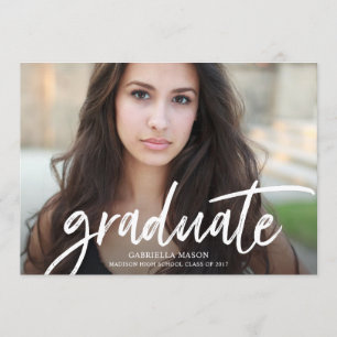 Ankündigung handgeschriebener Abschluss