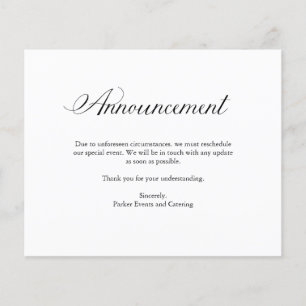 Ankündigung   HAUSHALTSPLAN Elegante Veranstaltung