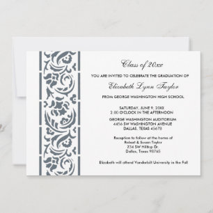 Ankündigung oder Einladung des Blue Edge Abschluss