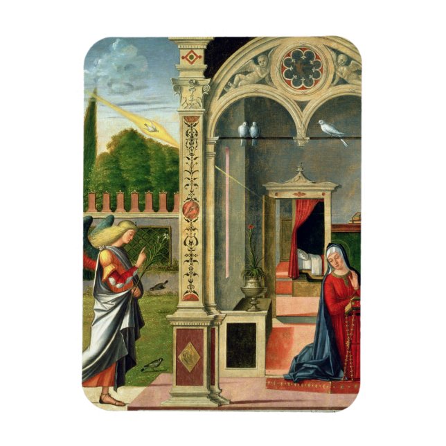 Ankündigung (Öl auf Tafel) 2 Magnet (Vertikal)