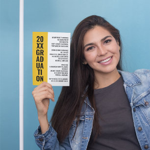 Ankündigung/Party Einladung des Abschlusses [Gold]