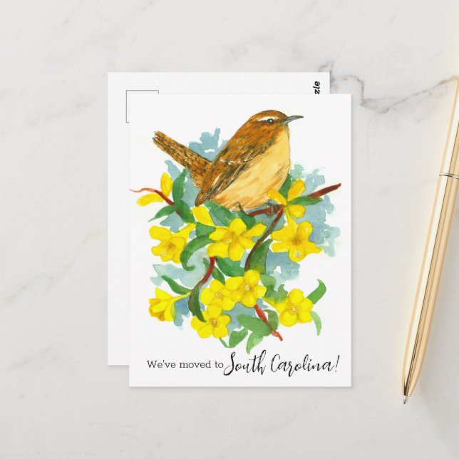 Ankündigung Pennsylvania Ruffed Grouse Postkarte (Vorderseite/Rückseite Beispiel)