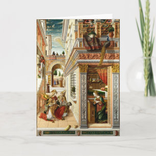 Ankündigung, Saint Emidius und ein UFO Feiertagskarte