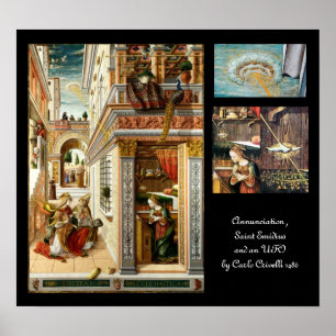 Ankündigung, Saint Emidius und ein UFO Poster