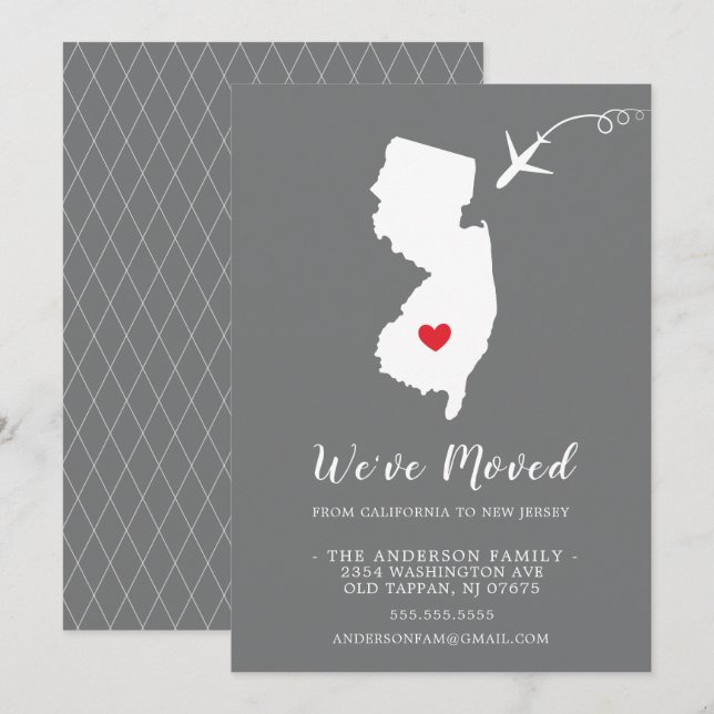 Ankündigung | Staat NEW JERSEY (Vorne/Hinten)