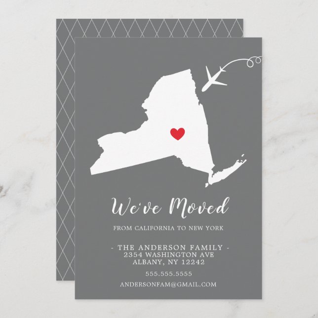 Ankündigung | Staat NEW YORK (Vorne/Hinten)