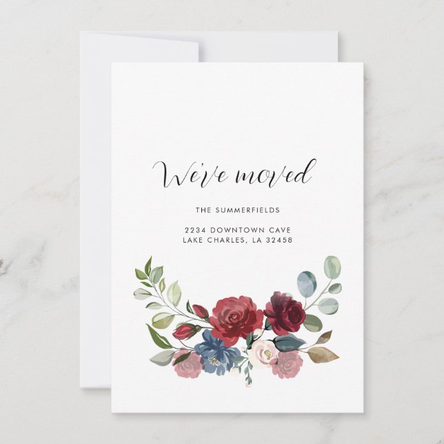 Ankündigung über das Floral Moving einer neuen Adr (Vorderseite)