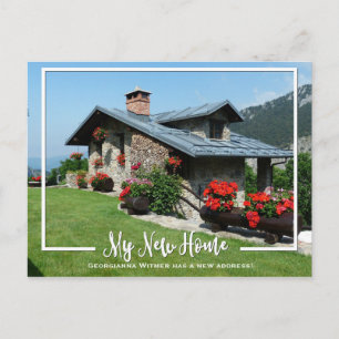 Ankündigung über das Wechseln meines neuen Zuhause