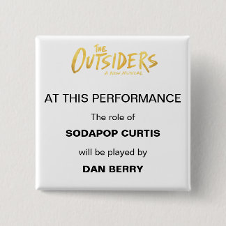 Ankündigung über den Broadway Understudy Button