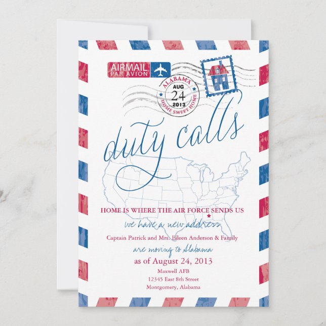 Ankündigung über den militärischen Umzug von Alaba (Vorderseite)