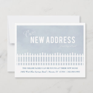 Ankündigung über den Picketzaun