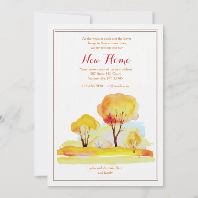 Ankündigung über den romantischen Fall (Vorderseite)