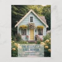 Ankündigung über den Umzug eines neuen Hauses CUST