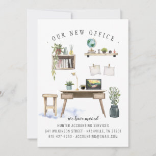 Ankündigung über den Umzug von Büros