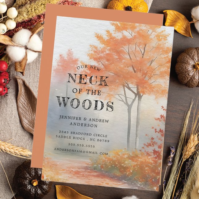 Ankündigung über den Wechsel von Bäumen im Herbst (Von Creator hochgeladen)