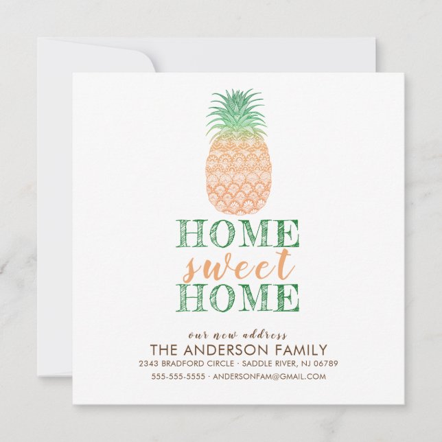 Ankündigung über die Anbringung neuer Adressen (Vorderseite)