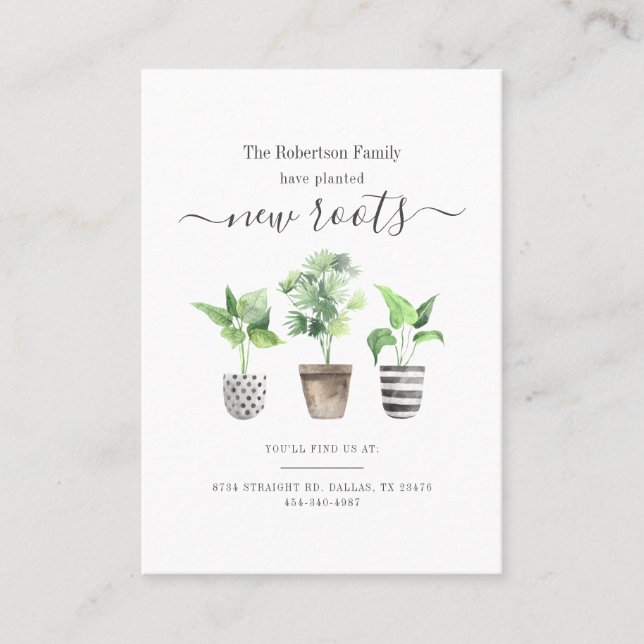 Ankündigung über die Anbringung neuer Adressen in  (Vorderseite)