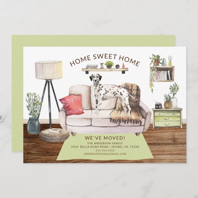 Ankündigung über die Beförderung von Dalmatinern (Vorne/Hinten)