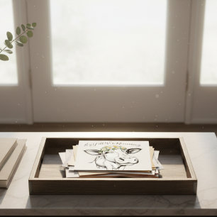 Ankündigung über die Beförderung von niedlichen ha Postkarte