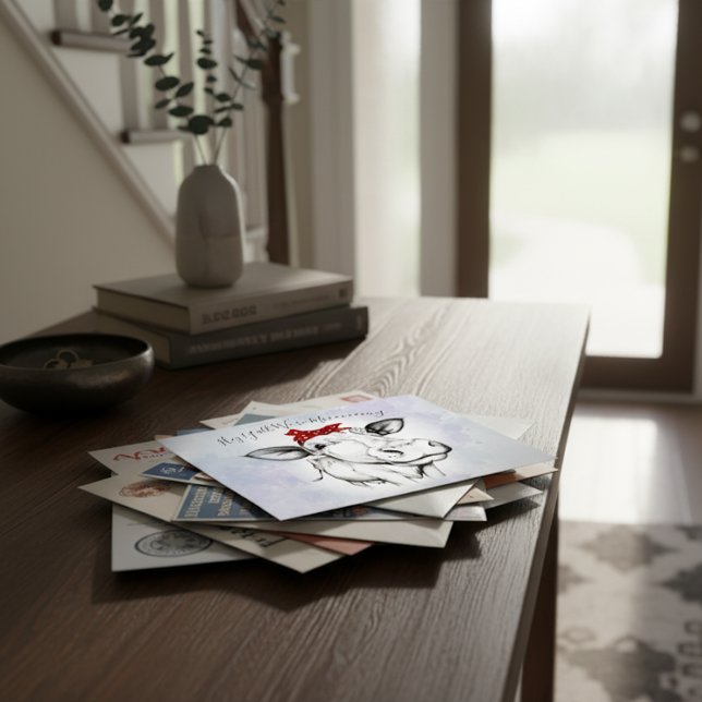 Ankündigung über die Bewegung der niedlichen handg Postkarte (Von Creator hochgeladen)