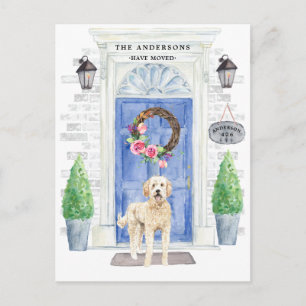 Ankündigung über die Goldene Doodle-Bewegung Postkarte