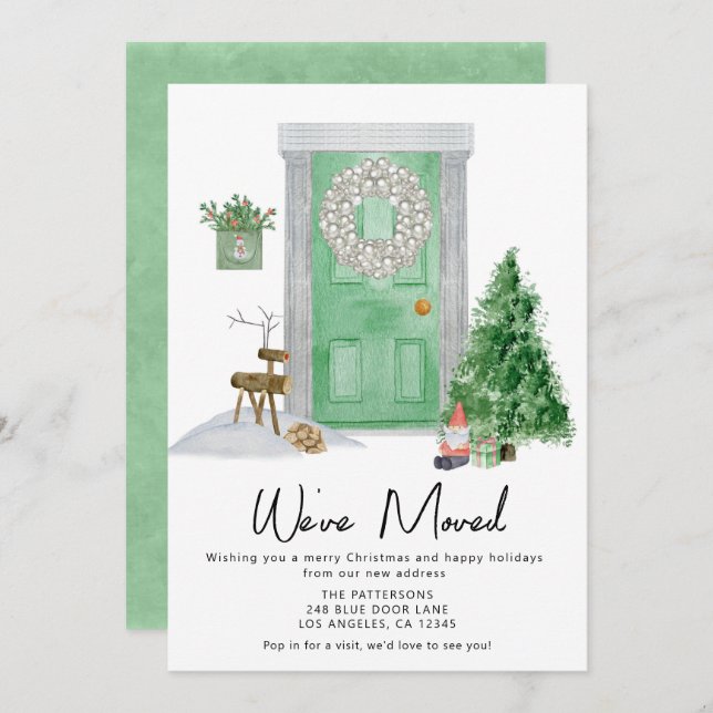 Ankündigung über die Wasserfarbenbewegung an der W (Vorne/Hinten)