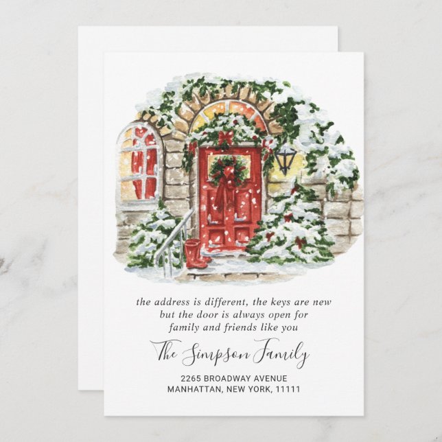 Ankündigung über die Wasserfarbenweihtür (Vorne/Hinten)