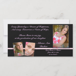 Ankündigung und Einladung von Rosa und Schwarzer A