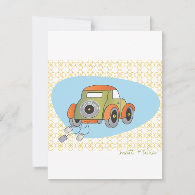 Ankündigung und Einladung zur Feier (Vorderseite)