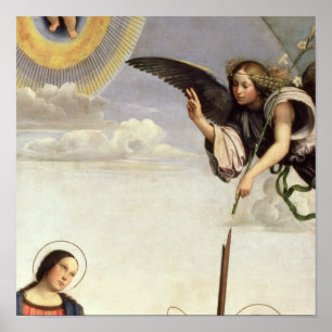 Ankündigung und Heilige Poster