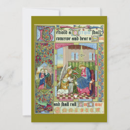 Ankündigung Viktorianischer Weihnachtskarte der Är