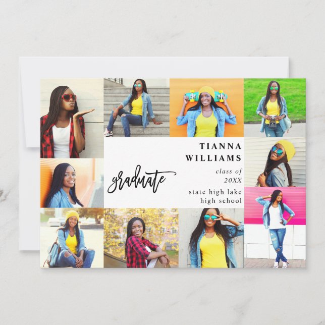 Ankündigung von 10 Multi-Foto-Abschlüssen (Vorderseite)