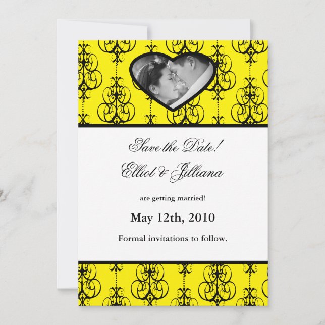 Ankündigung von 12x18 Save the Date Foto Verlobung (Vorderseite)