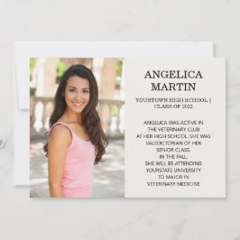 Ankündigung von 2-seitigen Abschluss 3-Foto-Detail