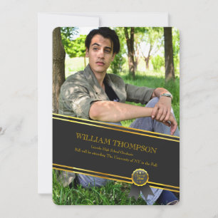 Ankündigung von Abschluss Banner Foto