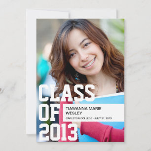 Ankündigung von Abschluss Foto